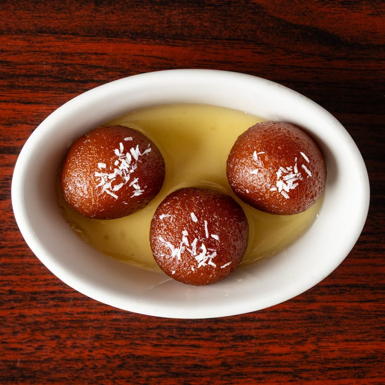 Indulge in our gulab jamun
