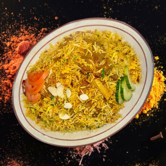Goat Biryani.